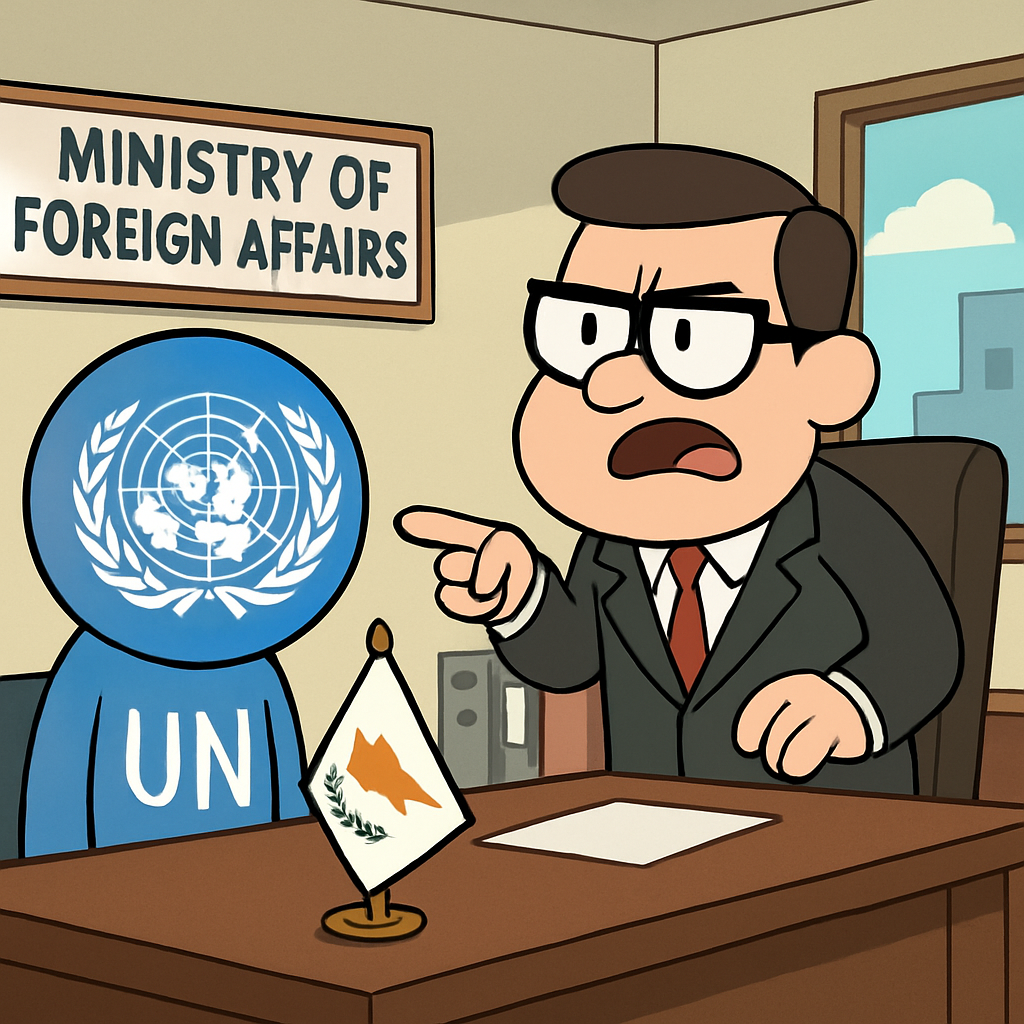 The Cypriot Ministry of Foreign Affairs expressed disappointment with 'the UN's tendency to maintain an equal distancing approach, which leads to an inaccurate and selective description of the reality on the ground' in Cyprus