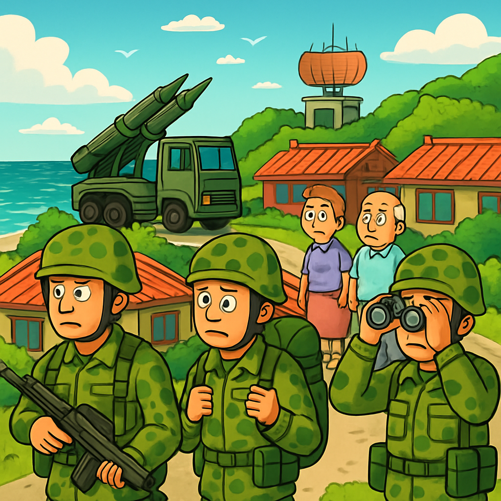 Yonaguni, a tiny Japanese island near Taiwan, is getting soldiers, radar and missiles