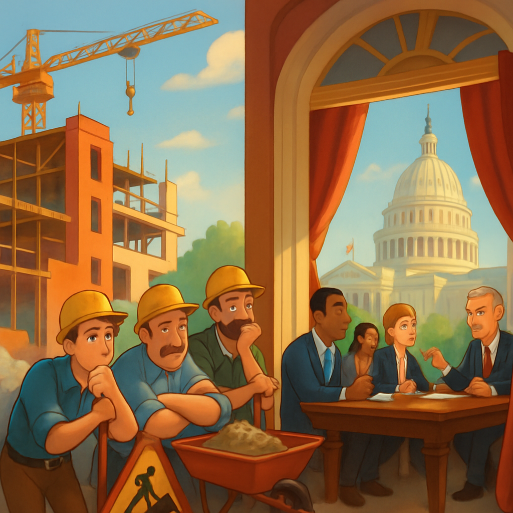 Nearly all of the work had stopped on Friday while negotiations continued in Washington and litigation played out in court